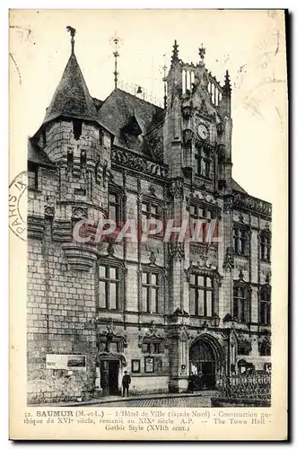 Cartes postales Saumur L&#39hotel de ville