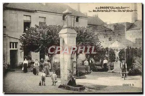 Cartes postales Bagneux pres Saumur La maison de sante Un coin du jardin TOP