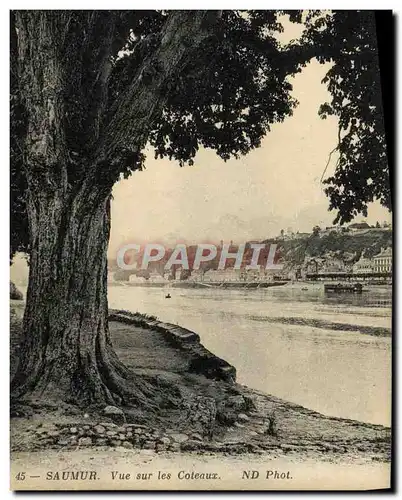 Cartes postales Saumur Vue sur les Coteaux