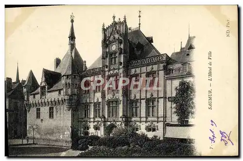 Cartes postales Saumur L&#39hotel de ville