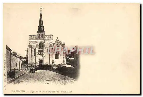 Ansichtskarte AK Saumur Eglise Notre Dame de Nantilly