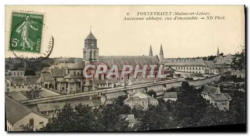 Ansichtskarte AK Fontevrault Ancienne Abbaye Vue d&#39ensemble