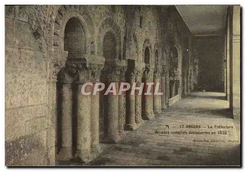 Cartes postales Angers La Prefecture Arcades romaines