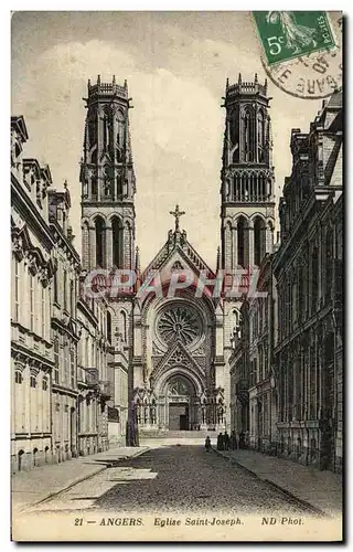 Cartes postales Angers Eglise Saint Joseph