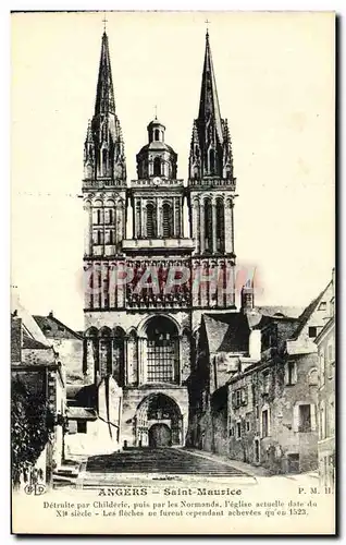 Cartes postales Angers Saint Maurice