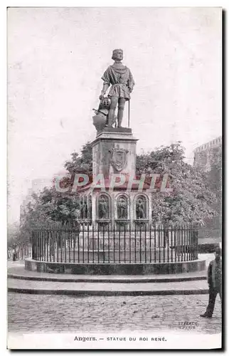 Cartes postales Angers Statue Du Roi Rene