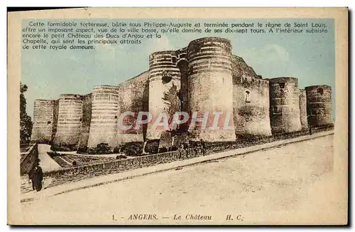 Cartes postales Angers Le Chateau