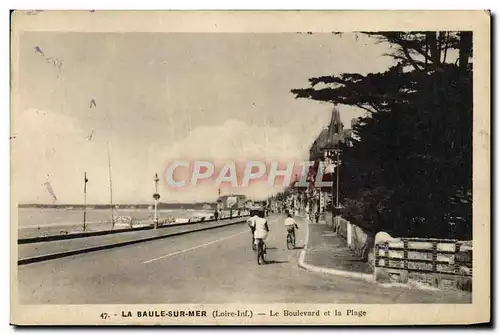 Cartes postales La Baule sur Mer Le boulevard et la plage