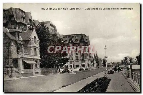 Cartes postales La Baule sur Mer L&#39esplanade du casino devant l&#39Hermitage