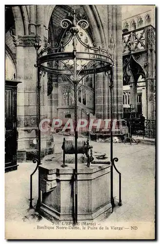 Cartes postales Lepine Basilique Notre Dame le Puits de la Vierge