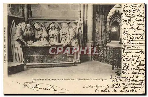 Cartes postales Lepine Sepulcre de Notre Seigneur Eglise Notre Dame de l'Epine