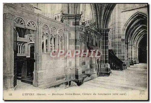 Cartes postales Lepine Basilique Notre Dame Cloture du Sanctuaire