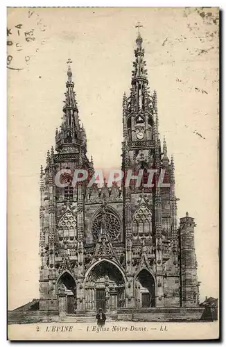 Cartes postales Lepine L'Eglise Notre Dame