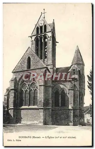 Cartes postales Dormans L&#39Eglise