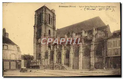 Cartes postales Sezanne Eglise Saint Denis de Sezanne