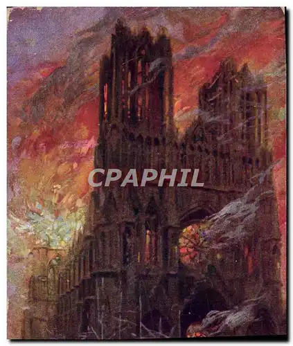 Cartes postales Reims Cathedrale