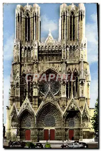 Cartes postales moderne Reims La Cathedrale