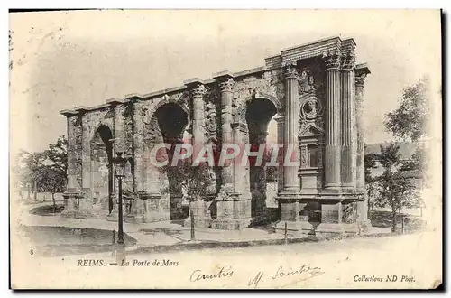 Cartes postales Reims La Porte de Mars