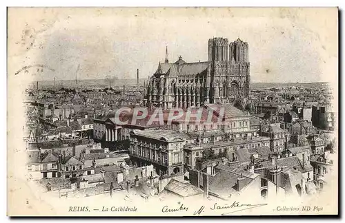 Cartes postales Reims Cathedrale