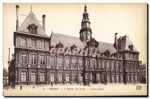 Cartes postales Reims L'hotel de ville