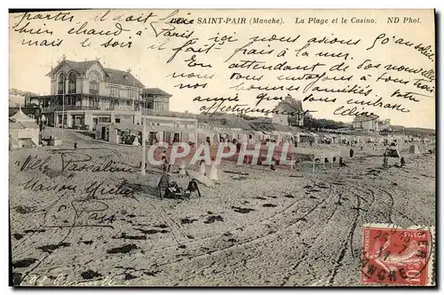 Cartes postales Saint Pair La Plage et le Casino