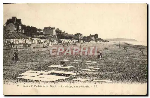 Cartes postales Saint Pair Sur Mer La Plage Vue Generale