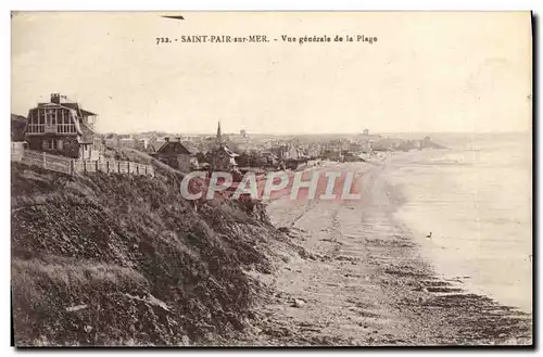 Cartes postales Saint Pair sur Mer Vue generale de la plage