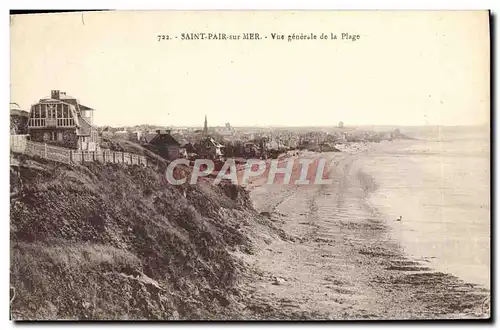 Cartes postales Saint Pair Sur Mer Vue Generale de la Plage