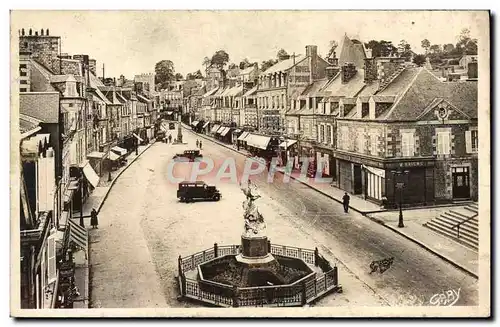 Cartes postales Villedieu les Poeles Place de la Republique