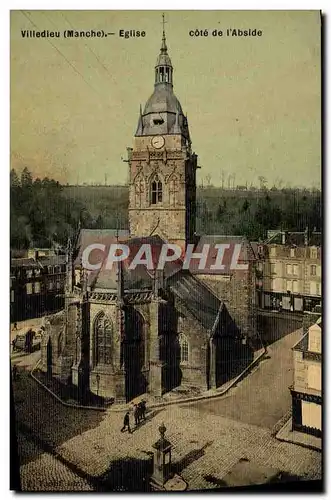Cartes postales Villedieu Eglise Cote de l'Abside