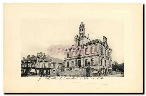Cartes postales Villedieu L'hotel de ville