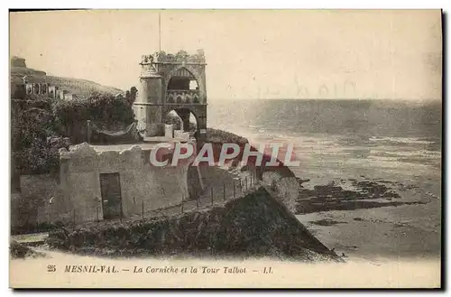 Ansichtskarte AK Mesnil Val La Corniche et la Tour Talbot