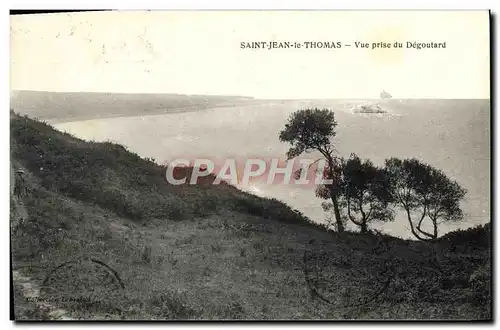 Cartes postales Saint Jean Le Thomas Vue Prise du Degoutard