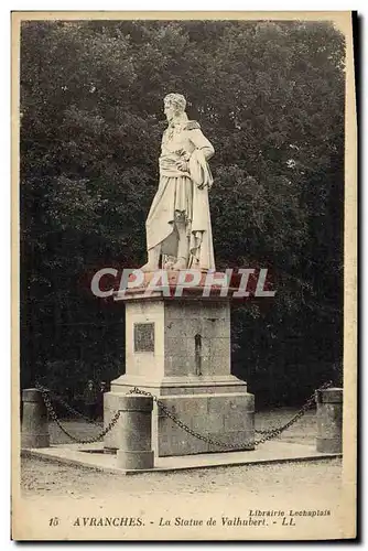 Cartes postales Avranches La Statue de Valhubert