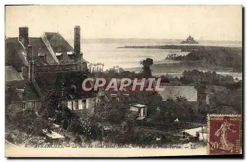 Ansichtskarte AK Avranches La baie du Mont Saint Michel Vue de la plate forme