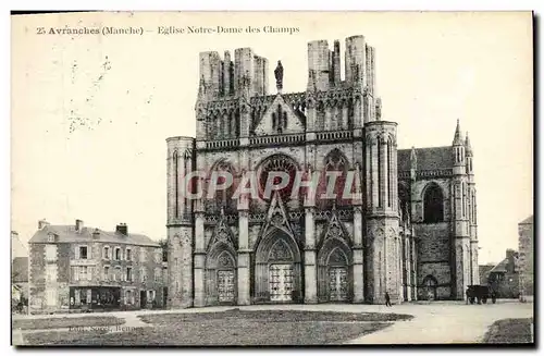 Ansichtskarte AK Avranches Eglise Notre Dame des Champs