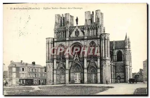 Cartes postales Avranches Eglise Notre Dame des Champs