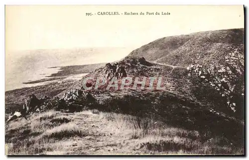 Cartes postales Carolles Rochers du Port du Lude