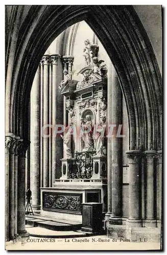 Cartes postales Coutances La Chapelle Notre Dame Du Puits