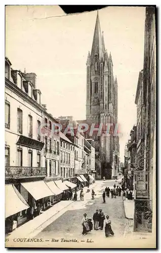 Cartes postales Coutances Rue Taucrede