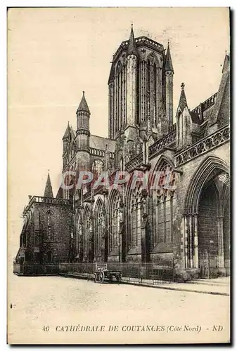 Cartes postales Cathedrale De Coutances Cote Nord