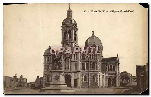 Ansichtskarte AK Granville L&#39Eglise Saint Paul