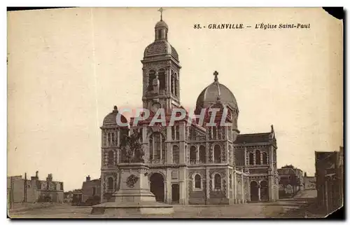 Cartes postales Granville L&#39Eglise Saint Paul