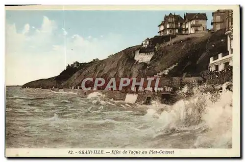 Cartes postales Granville Effet De Vague Au Plat Gousset