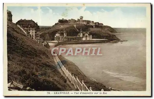 Cartes postales Granville Vue d'Ensemble Sur Le Roc