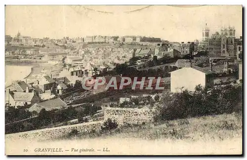 Cartes postales Granville Vue Generale