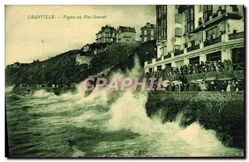 Ansichtskarte AK Granville Vagues au plat Gousset