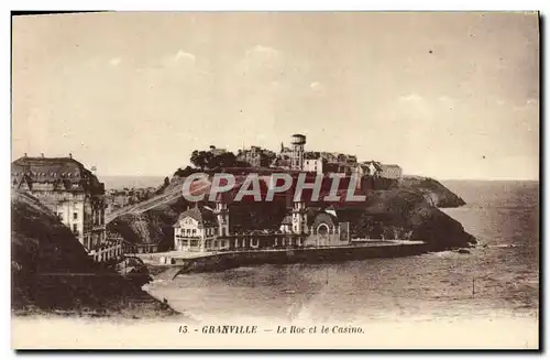 Cartes postales Granville Le Roc et le Casino