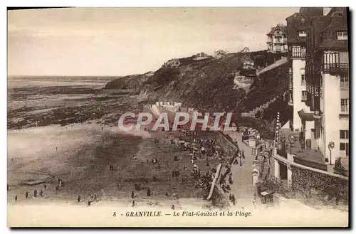 Cartes postales Granville Le Plat Gousset et la Plage