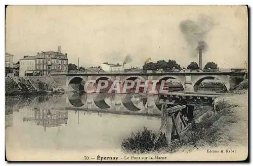 Cartes postales Epernay Le Pont Sur la Marne